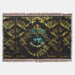 Cobertor Padrão de Design Aztec Dois