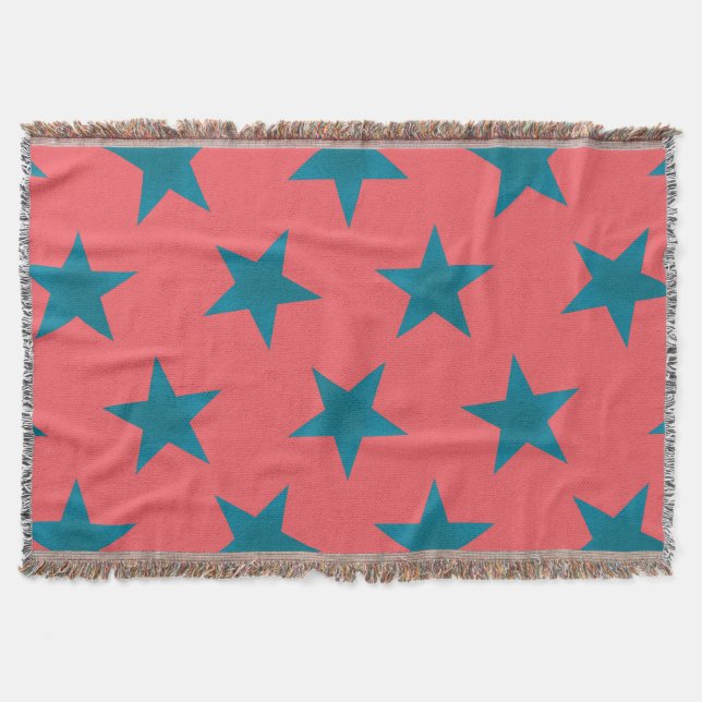 Cobertor Padrão de estrelas de ouro 19 (Frente)