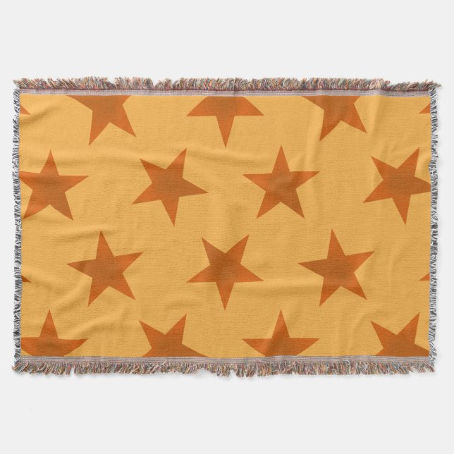 Cobertor Padrão de Estrelas Douradas 2 (Frente)