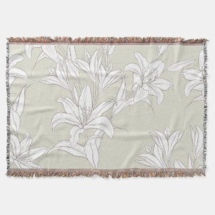 Cobertor Padrão de Flores 9