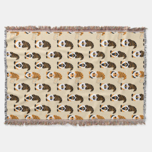 Cobertor Padrão De Gnomos, Gnomos Halloween Trick Ou Tratat