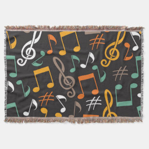 Cobertor Padrão de música