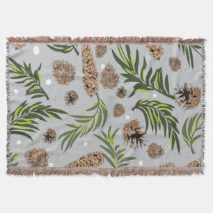 Cobertor Padrão de Natal, Pine Snow 10