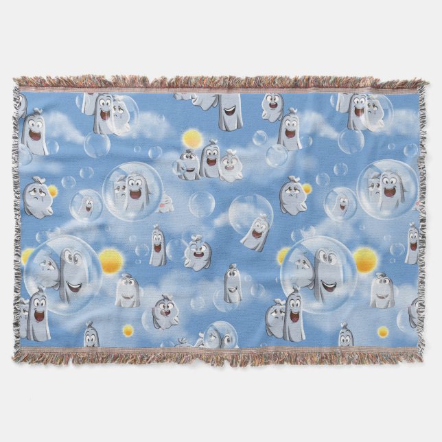 Cobertor Padrão Fantasma (Frente)