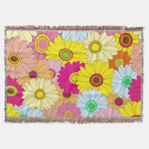 Cobertor padrão floral