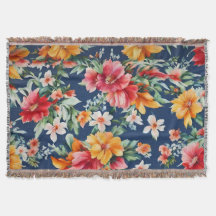 Padrão Floral Amarelo de Verão