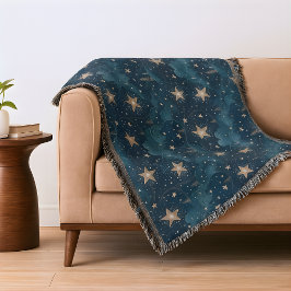 Cobertor Padrão Noite Estrelada