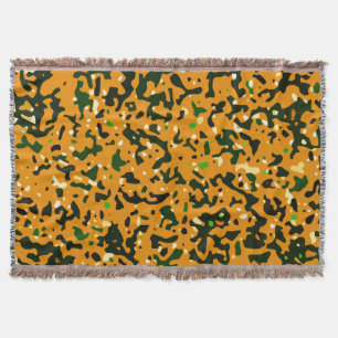 Cobertor Padrão Rustic Camo Camouflage