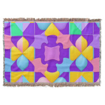 Padrões Abstrato geométricos coloridos