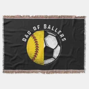 Cobertor Pai dos Atletas Pai Filho Jogador de Futebol de Ca