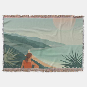 Cobertor Paisagem Boho Abstrato (9)