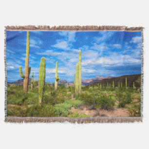 Cobertor Paisagem de cacto do deserto, Arizona
