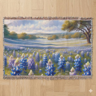 Cobertor Paisagem de Prado de Bluebonnet do Texas