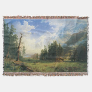 Cobertor Paisagem Montanhosa por Albert Bierstadt