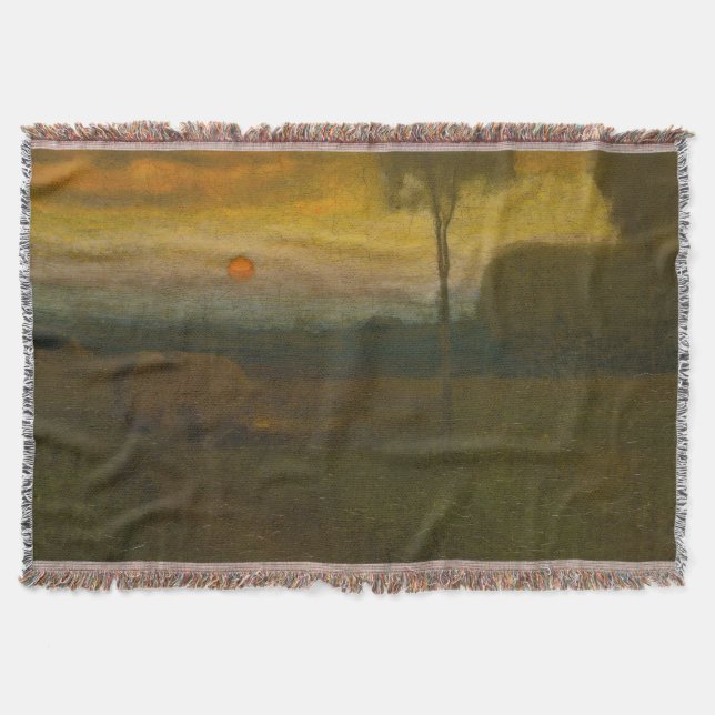 Cobertor Paisagem noturna por George Inness (1889) (Frente)