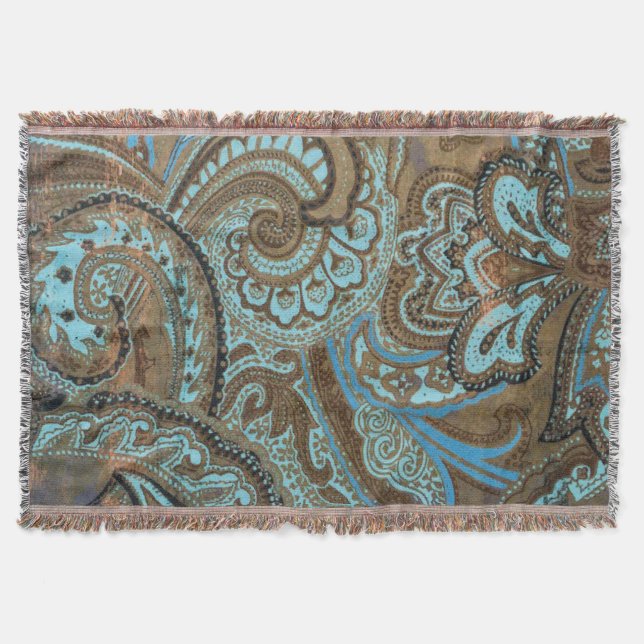 Cobertor Paisley Damask (Frente)