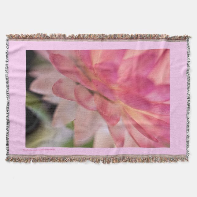 Cobertor Palha rosa-branca (Frente)