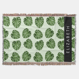 Cobertor Palm Sai, Padrão Tropical, Seu Nome