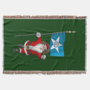 Cobertor Papai Noel Com Alferes De Houston