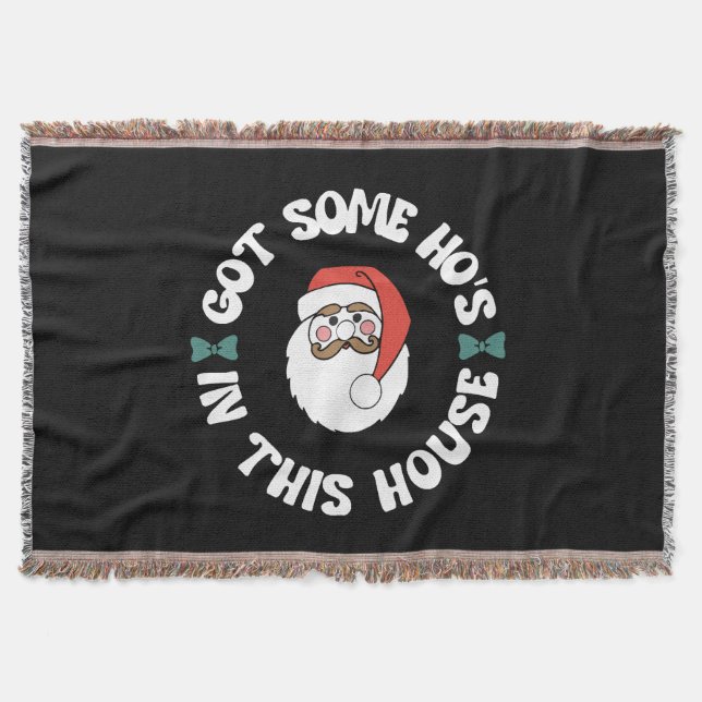 Cobertor Papai Noel Kawaii  (Frente)