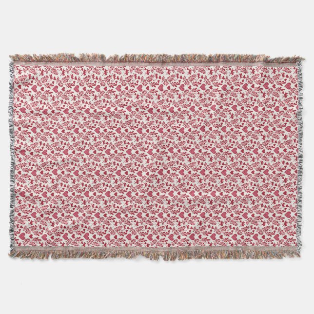 Cobertor Papel de Parede Cupido Vintage (Frente)