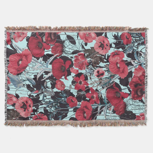 Cobertor Papoila Floral (Frente)