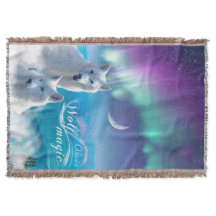 Par de lobos brancos personalizados