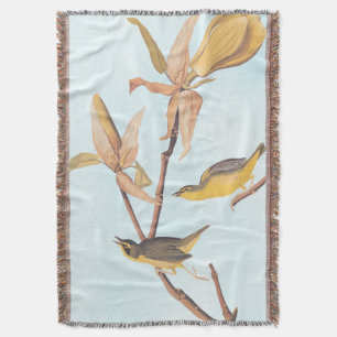 Cobertor Par de passarinho do Kentucky - Audubon com aranha