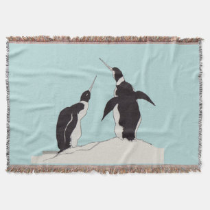 Cobertor par de pinguins