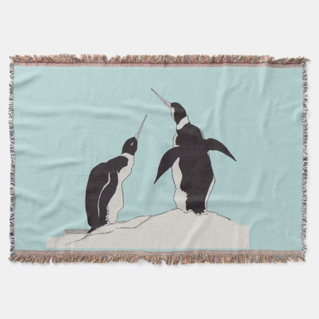 Cobertor par de pinguins (Frente)