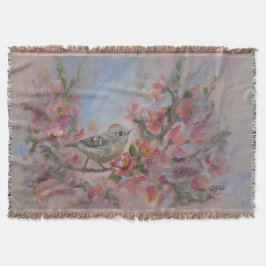 Cobertor Pássaro Estrelinha-de-coroa-rubi