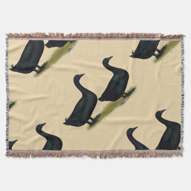 Cobertor Patos: Black Cayugas (Frente)