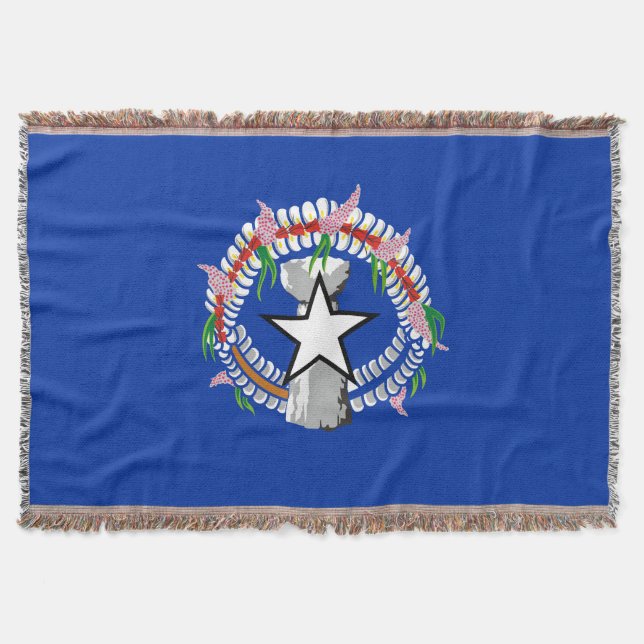 Cobertor pavilhão das Ilhas Mariana norte (Frente)