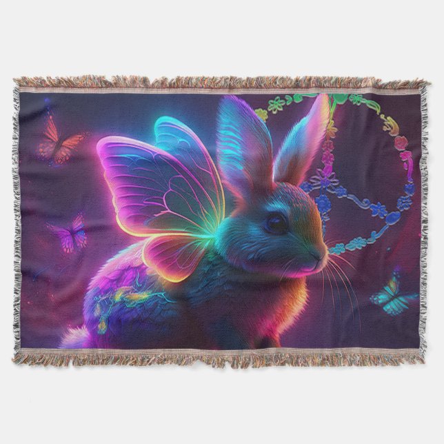 Cobertor Peace Bunny (Frente)
