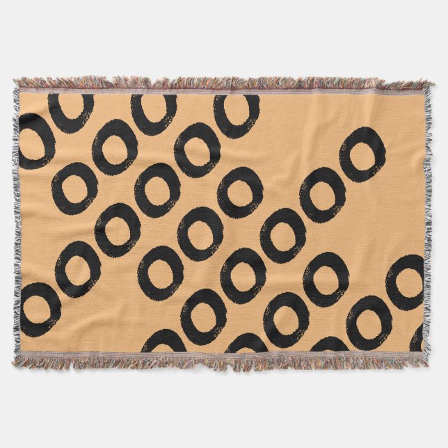 Cobertor Peach Apricot Minimamente Moderno (Frente)