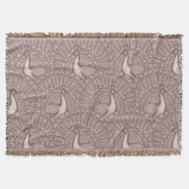 Cobertor peacock pattern (Frente)