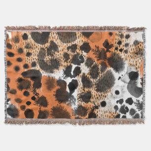 Cobertor Pele animal: padrão leopardo criativo.