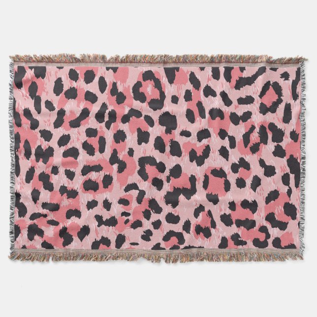 Cobertor Pele-leopardo: textura perfeita da safra (Frente)