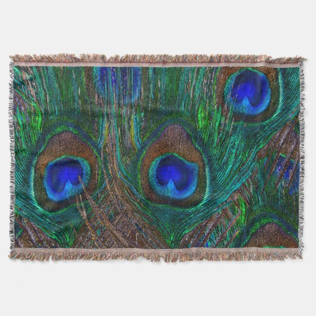 Cobertor Penas de Peacock Estilo de Etapa (Frente)