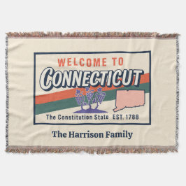 Cobertor Personalizado de Connecticut