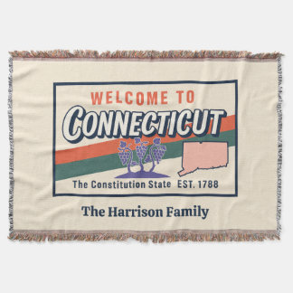Cobertor Personalizado de Connecticut