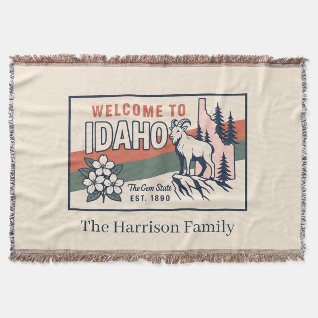 Cobertor Personalizado de Idaho (Frente)