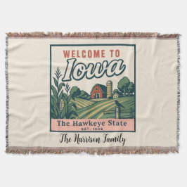 Cobertor Personalizado de Iowa