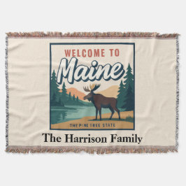 Cobertor Personalizado de Maine