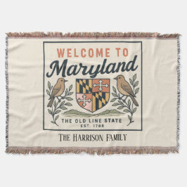 Cobertor Personalizado de Maryland
