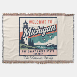 Cobertor Personalizado de Michigan