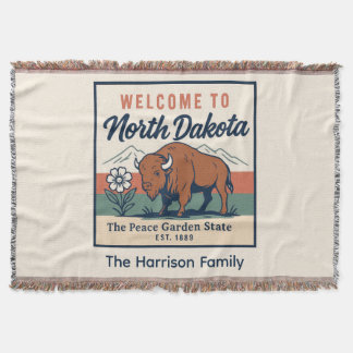 Cobertor Personalizado de North Dakota
