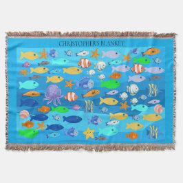 Cobertor Personalizado - Design de Peixe