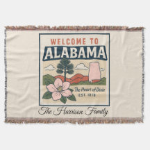 Cobertor Personalizado do Alabama