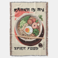 Personalizado Seu Nome Ramen Blanket